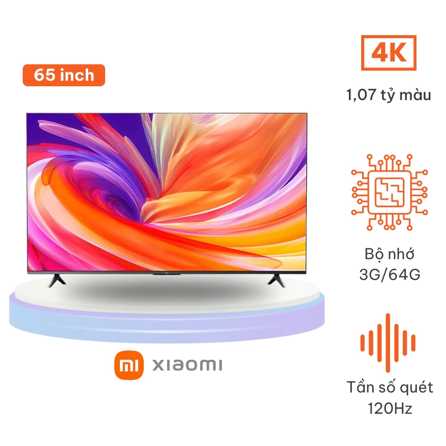 Tivi Xiaomi A PRO- 65 inch – Màn hình 4K UHD (2GB-32GB) BẢN NỘI ĐỊA